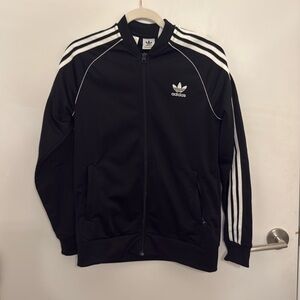 Adidas women’s track jacket in black